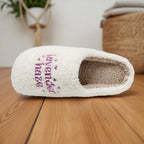 Women’s "Lavender Haze" Fuzzy Slippers with a gentle fuzzy feel
